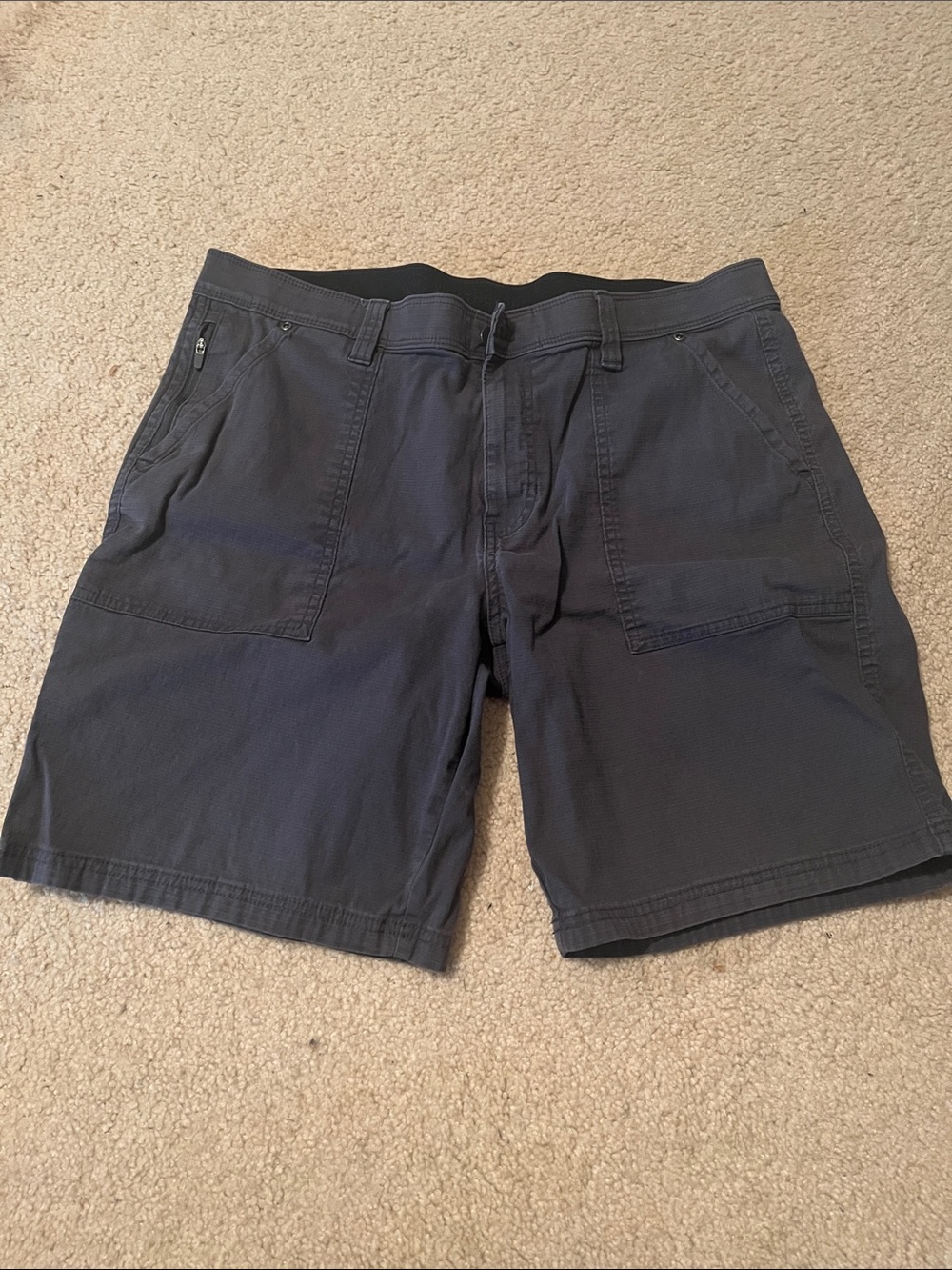 Weatherproof Men's Flat Front Shorts - Charcoal